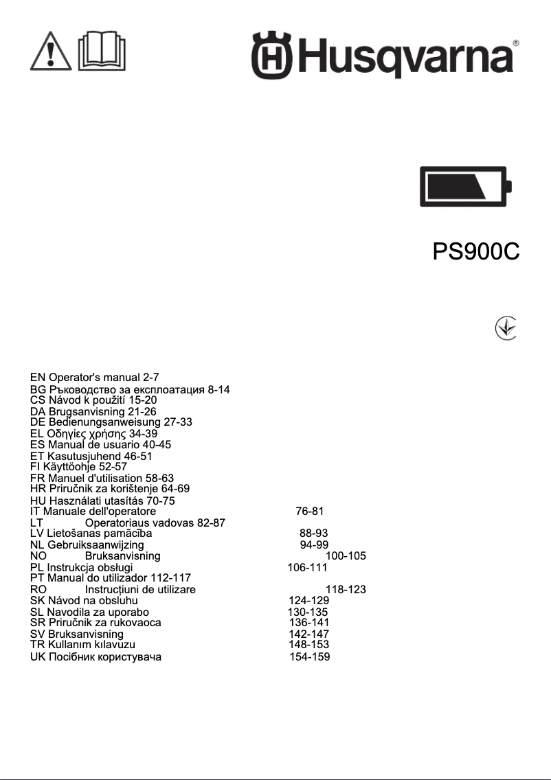 Image de la première page du manuel de l'appareil PS900C