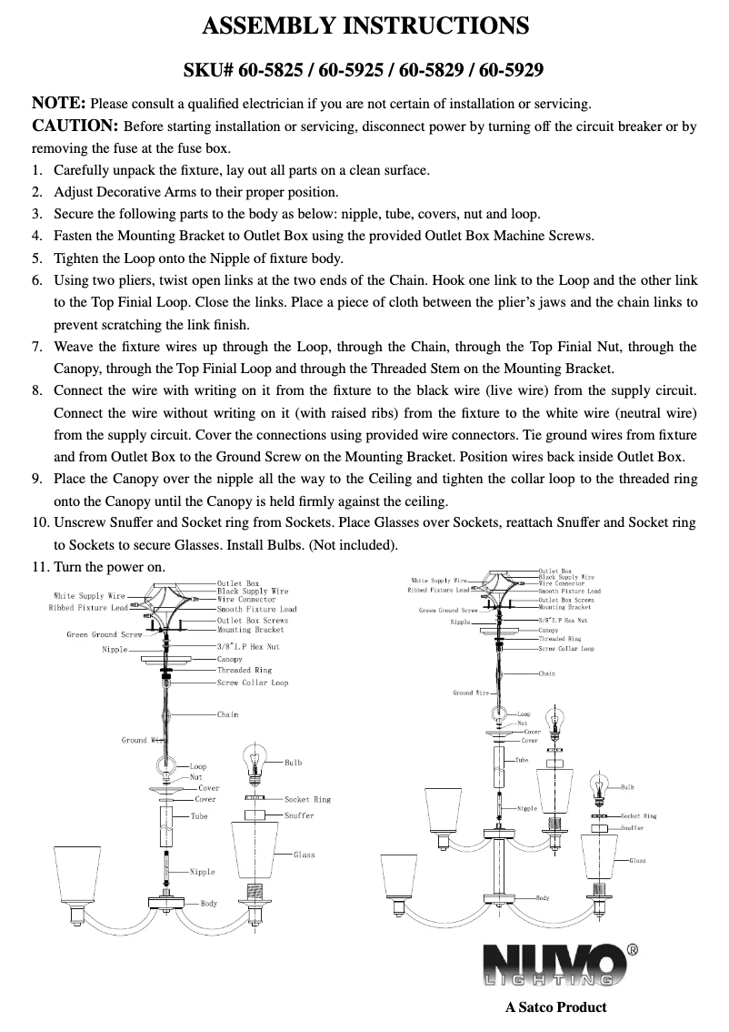 Página 1 del manual Manual de usuario NUVO Laguna 60/5925