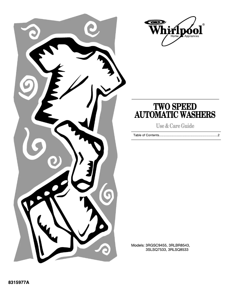 Page n°1 - Manuel utilisateur Whirlpool 3RGSC9455