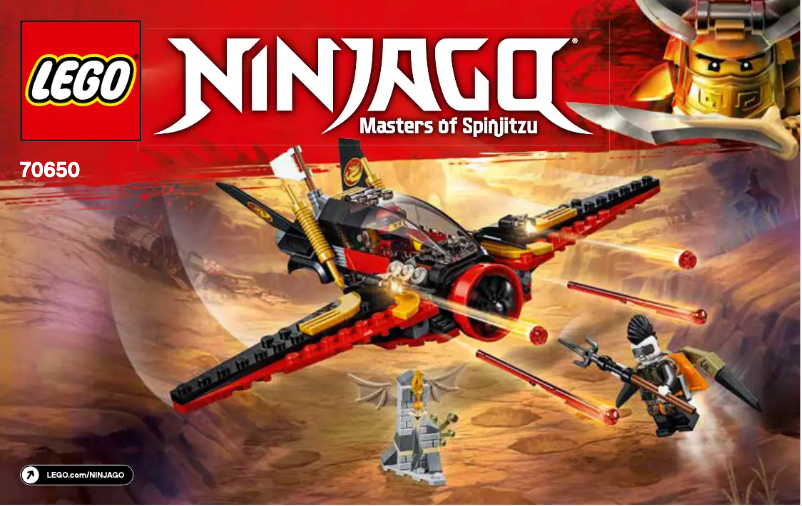 Image de la première page du manuel de l'appareil Ninjago 70650