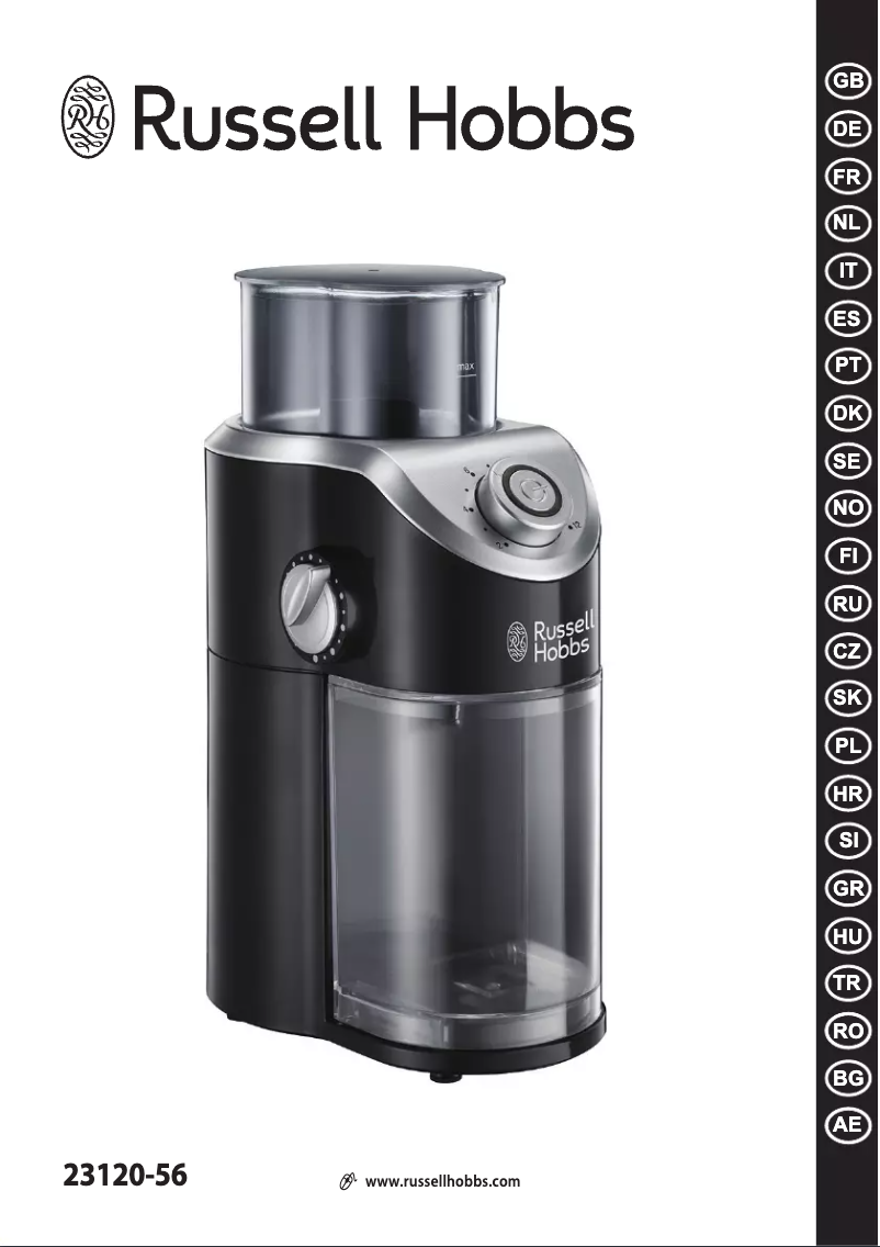 Page 1 de la notice Manuel utilisateur Russell Hobbs 23120-56