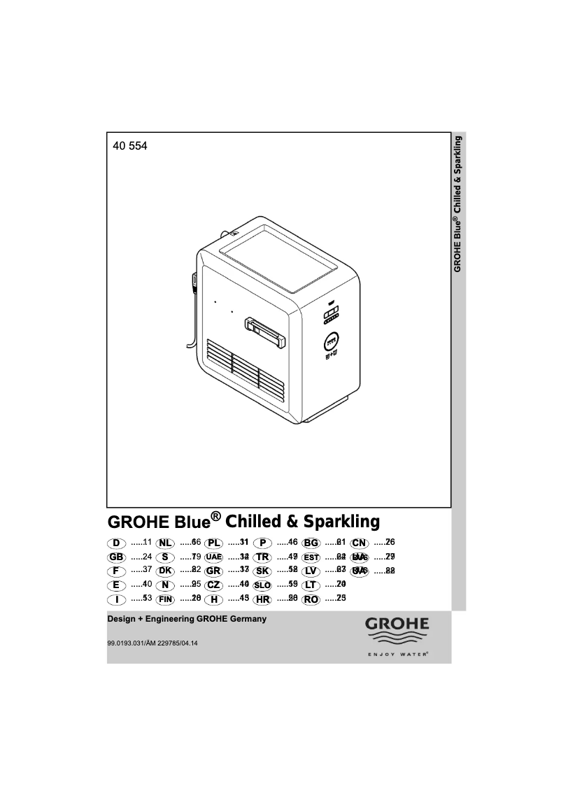 Page n°1 - Manuel utilisateur Grohe 31346001
