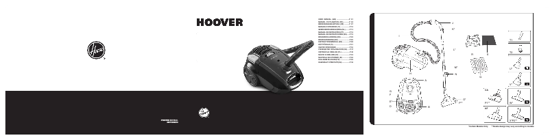 Página 1 del manual Manual de usuario Hoover TS70_TS22011