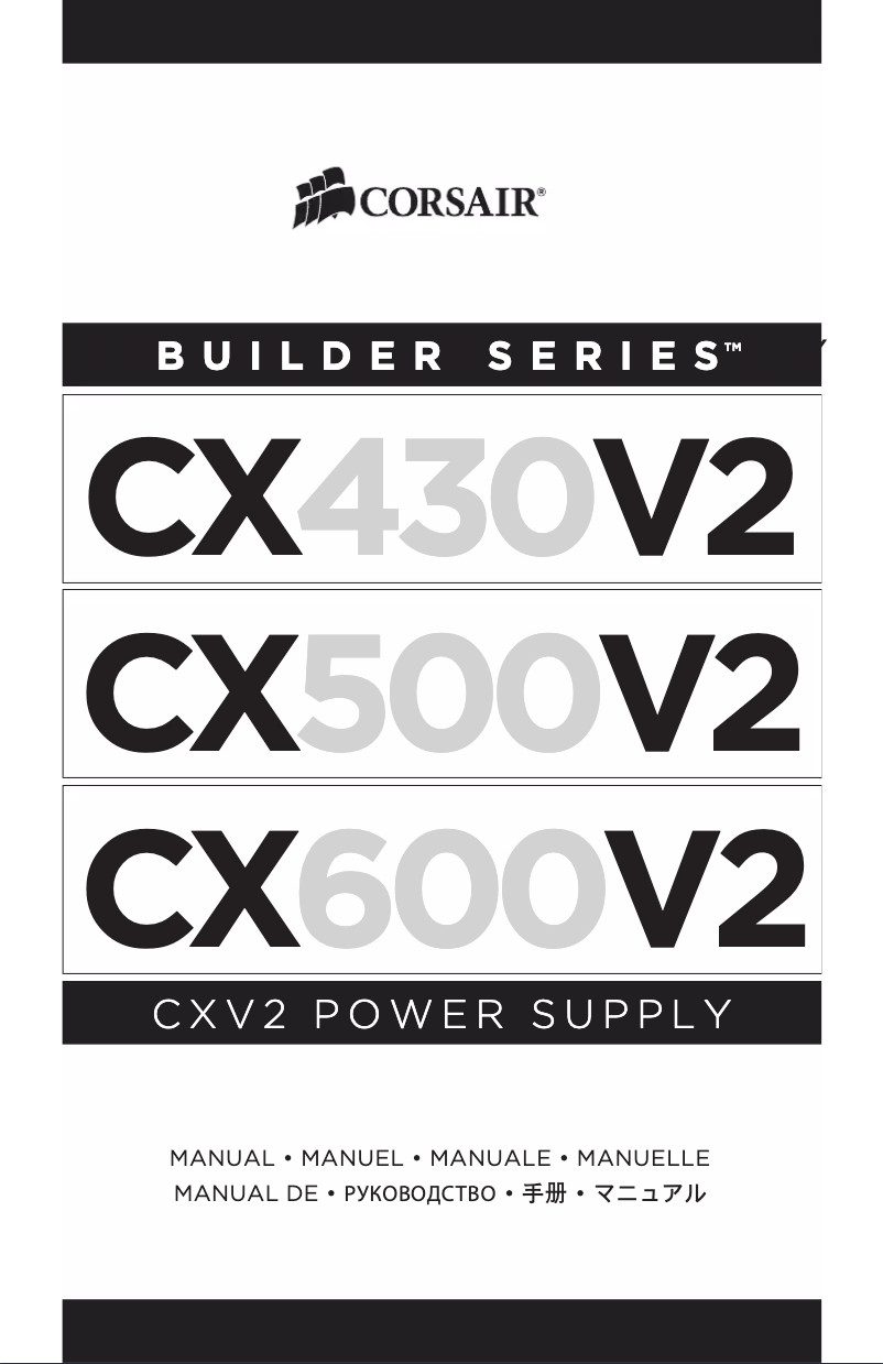 Image de la première page du manuel de l'appareil CX430