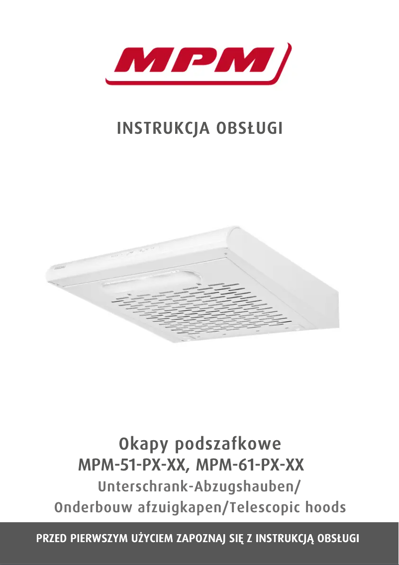 Page 1 de la notice Manuel utilisateur MPM MPM-51-PX-68