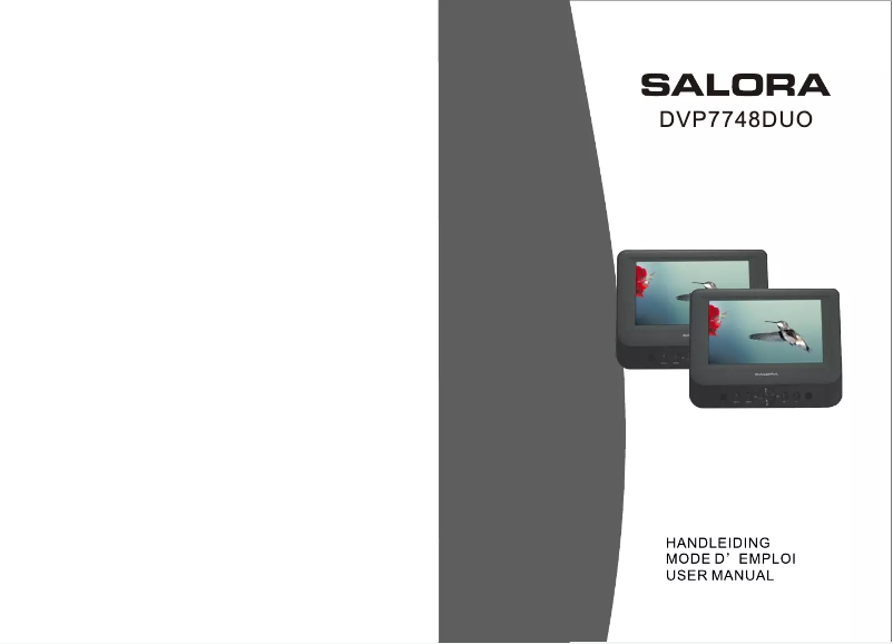 Page n°1 - Manuel utilisateur Salora DVP7748DUO PLUS GC