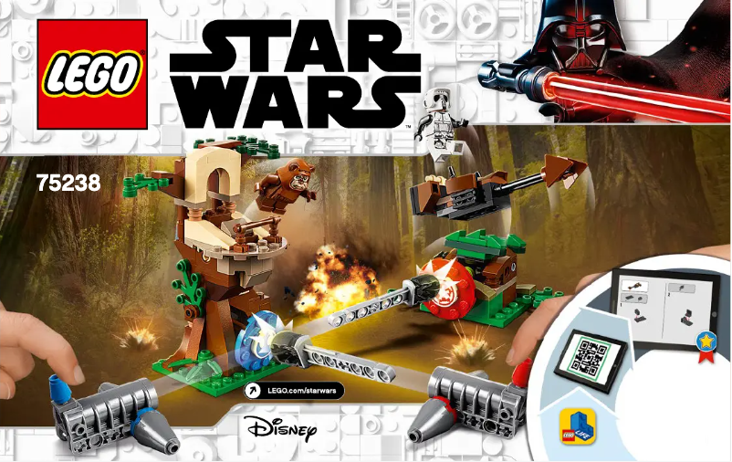 Imagen de la primera página del manual del dispositivo Star Wars 75238