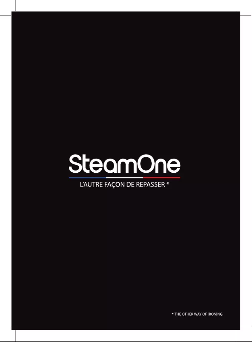 Page 1 de la notice Manuel utilisateur SteamOne UNI900