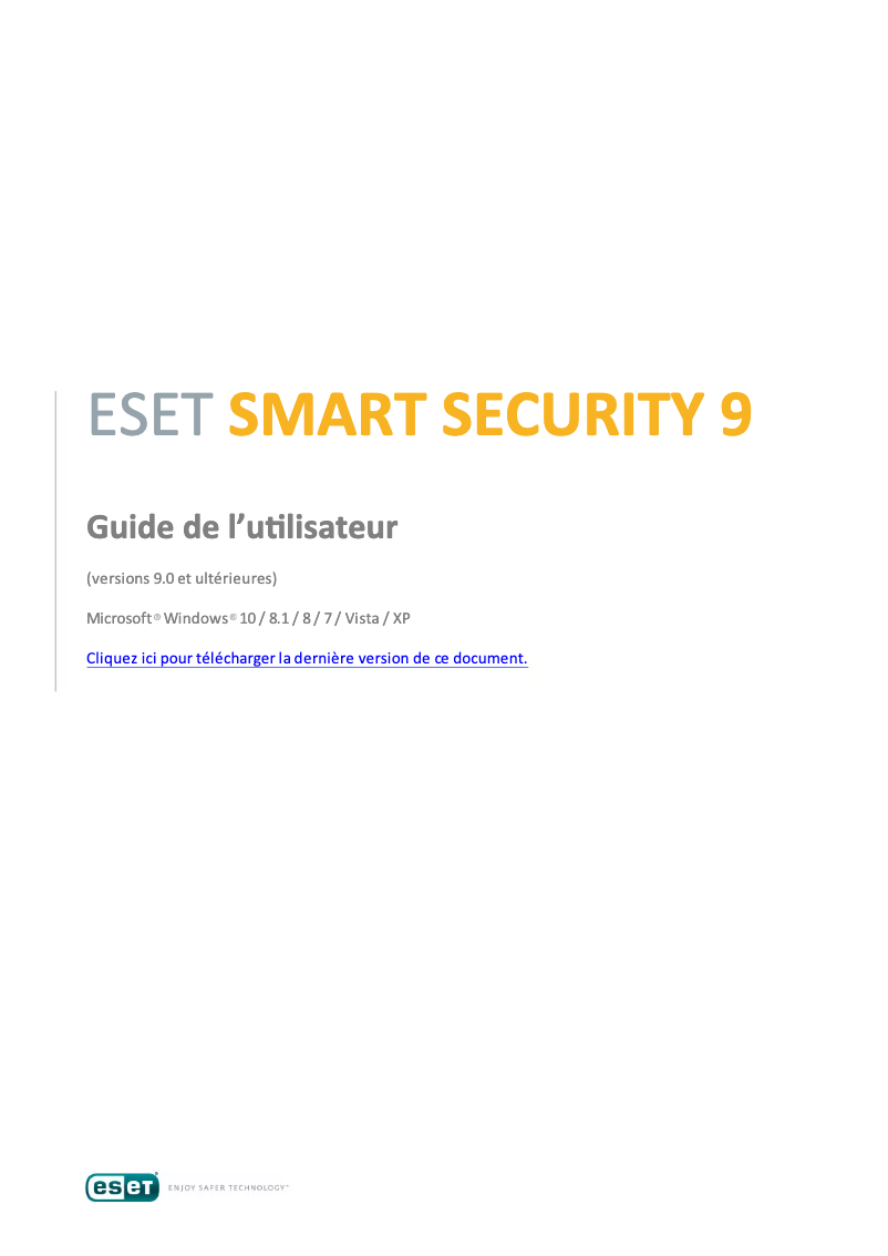Imagen de la primera página del manual del dispositivo Smart Security 9