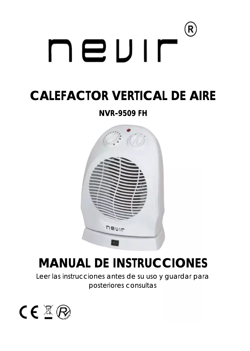 Image de la première page du manuel de l'appareil NVR-9509 FH