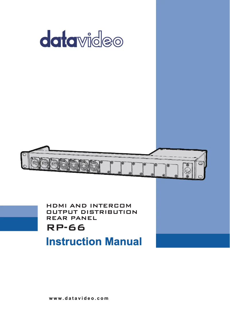 Imagen de la primera página del manual del dispositivo RP-66