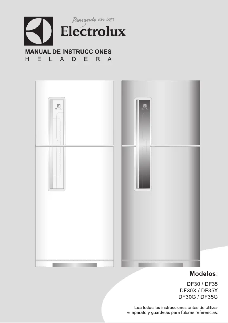 Imagen de la primera página del manual del dispositivo DF35G