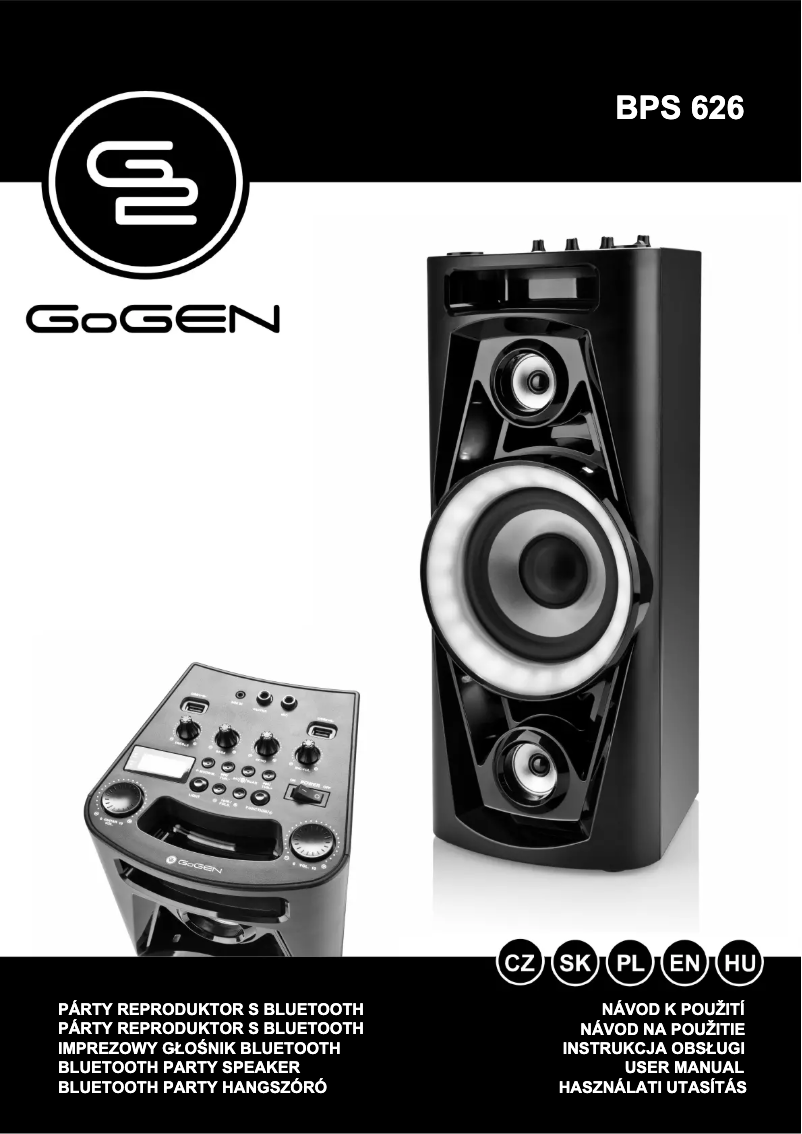 Image de la première page du manuel de l'appareil BPS 626