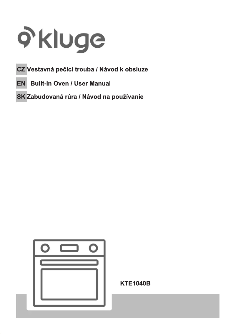 Image de la première page du manuel de l'appareil KTE1040B