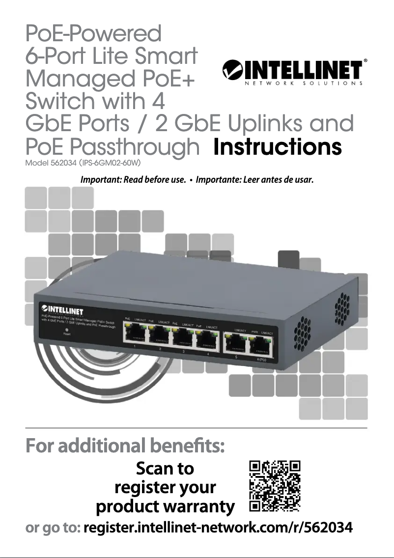 Página 1 del manual Manual de usuario Intellinet 562034