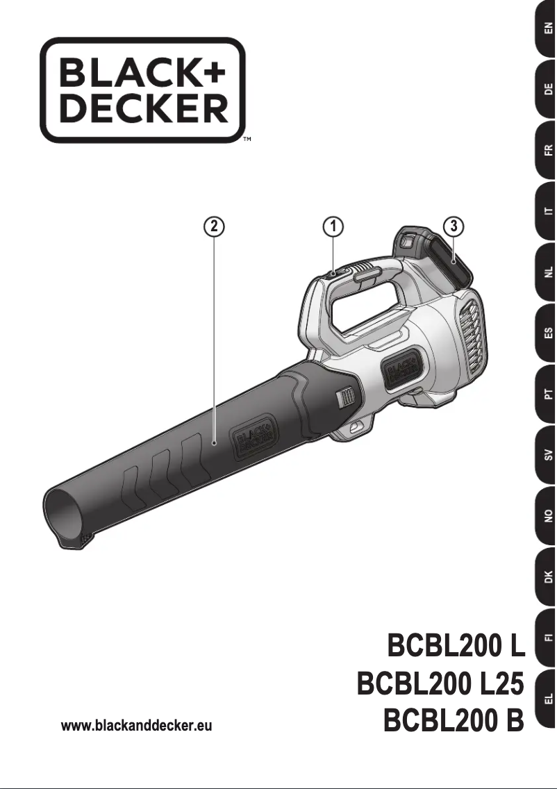 Página 1 del manual Manual de usuario Black & Decker BCBL200B