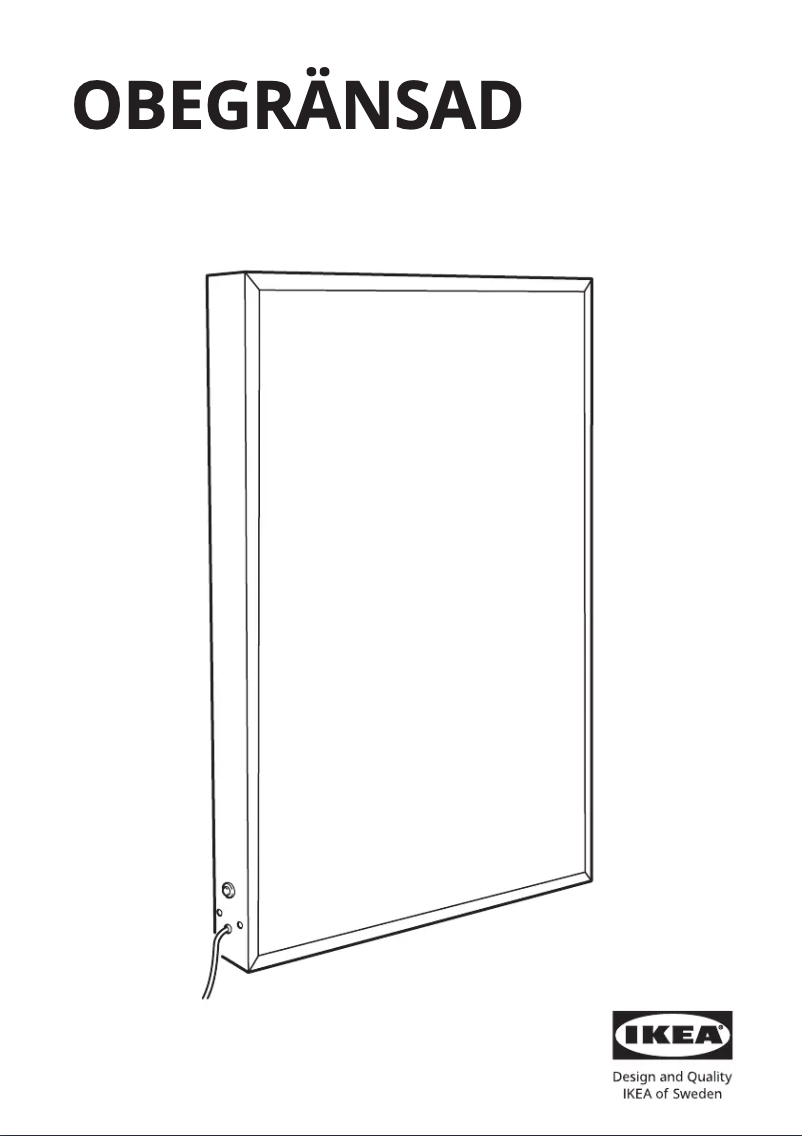 Image de la première page du manuel de l'appareil OBEGRÄNSAD 405.262.51