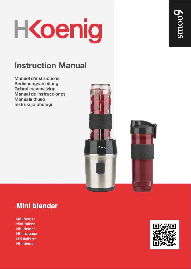 Page n°1 - Manuel utilisateur H.Koenig SMOO9