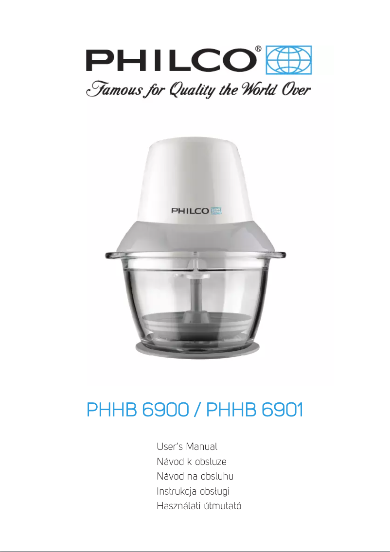 Page 1 de la notice Manuel utilisateur Philco PHHB 6901