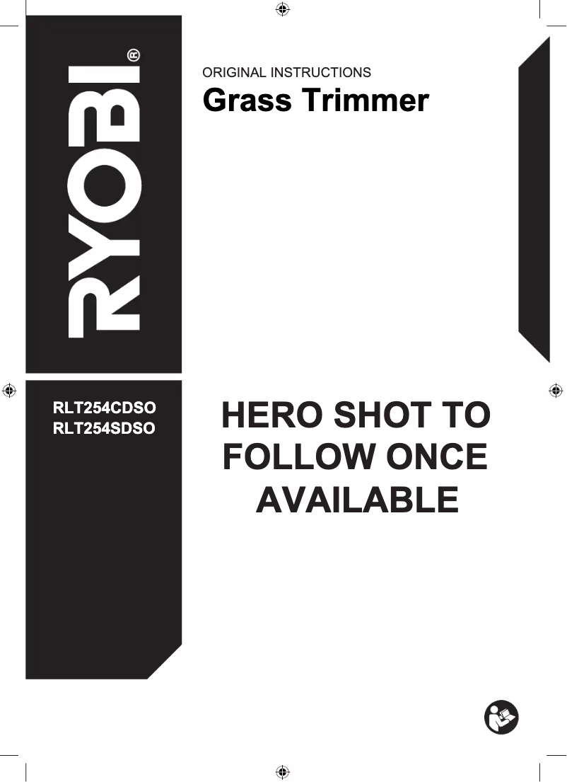 Página 1 del manual Manual de usuario RYOBI RLT254SDSO