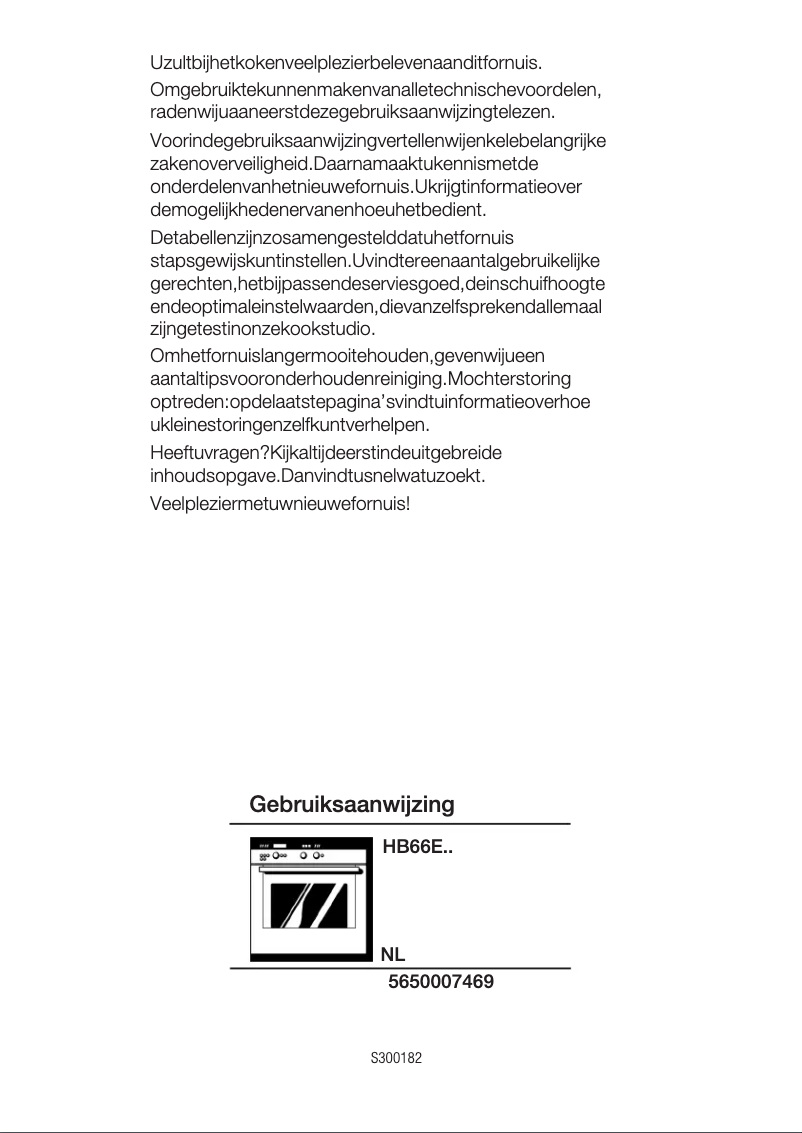 Page n°1 - Manuel utilisateur Neff HB66E65