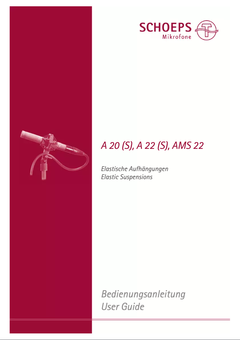 Página 1 del manual Manual de usuario Schoeps AMS 22