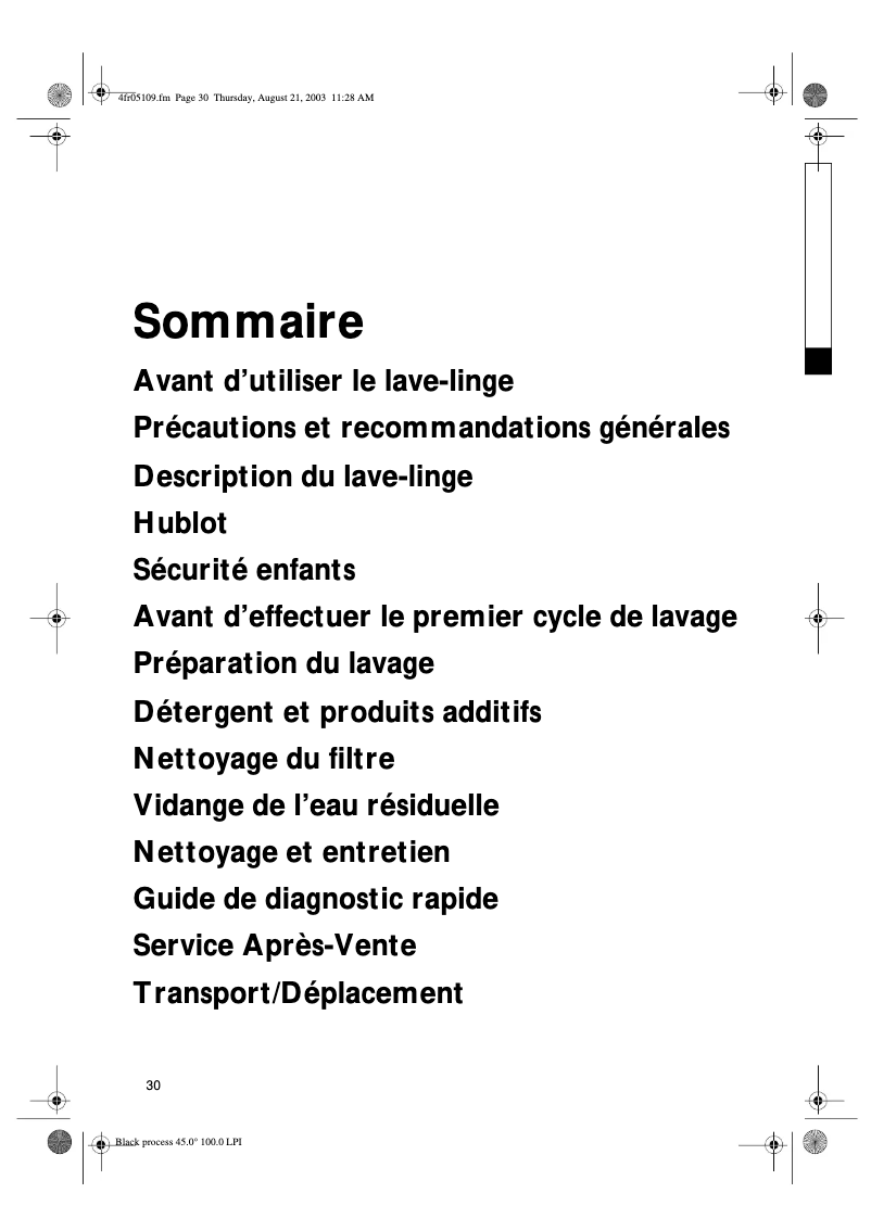 Page n°1 - Manuel utilisateur Bauknecht WAD 6570