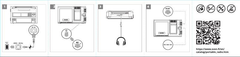 Page 1 de la notice Guide de démarrage rapide Sven SRP-450