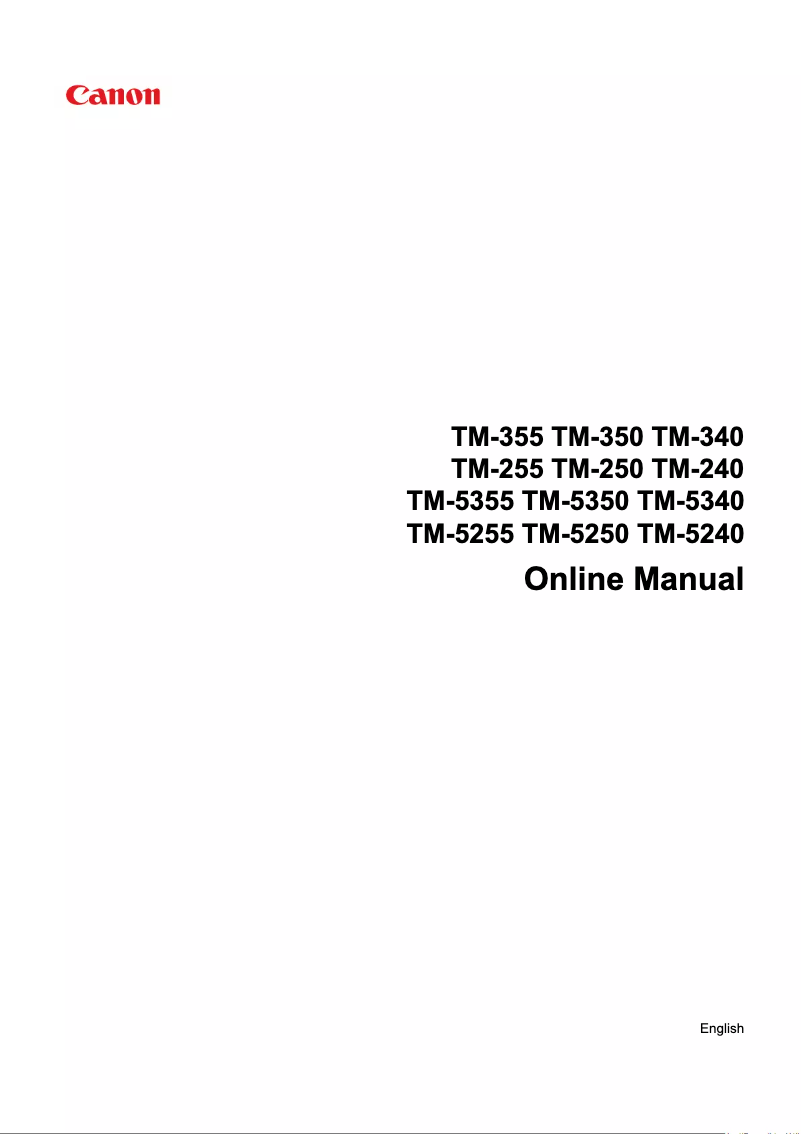 Image de la première page du manuel de l'appareil imagePROGRAF TM-250