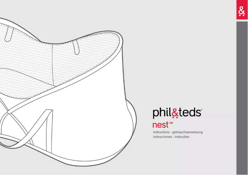 Page 1 de la notice Manuel utilisateur Phil & Teds Nest
