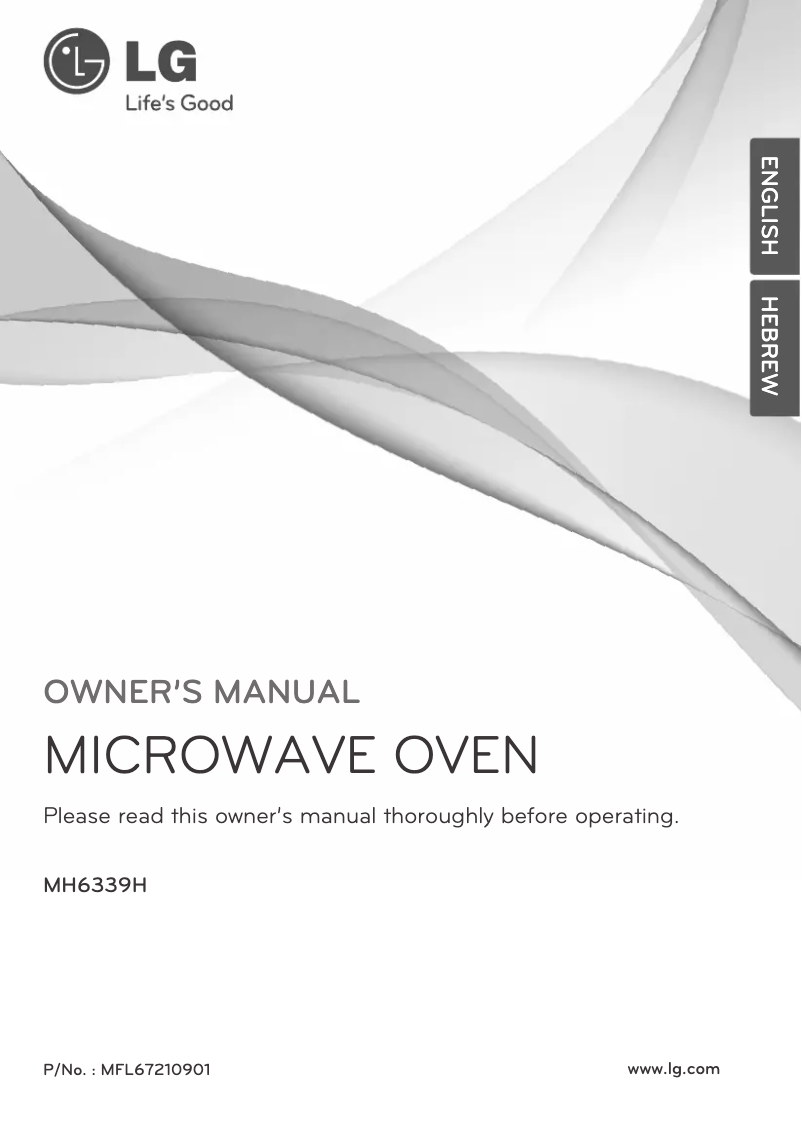 Page n°1 - Manuel utilisateur LG MH6339H