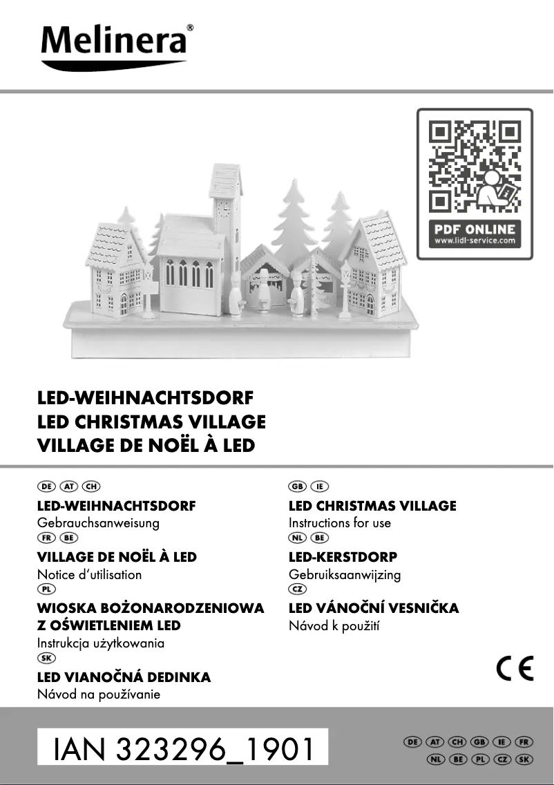 Page n°1 - Manuel utilisateur Melinera IAN 323296