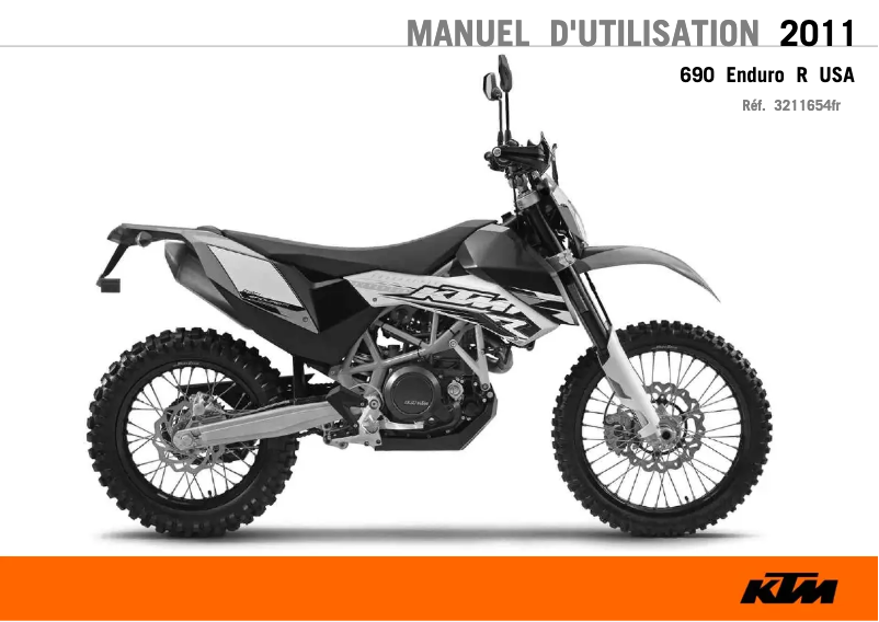 Imagen de la primera página del manual del dispositivo 690 Enduro R (2011)