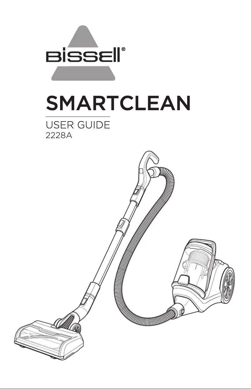 Page 1 de la notice Manuel utilisateur Bissell SmartClean 2228