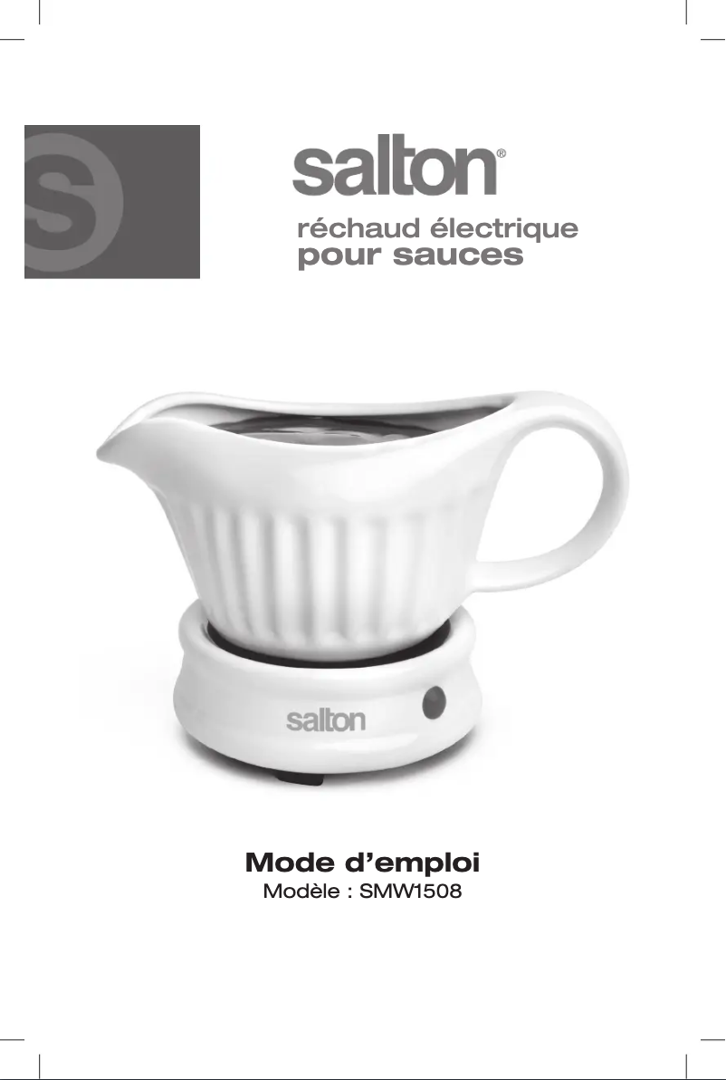 Image de la première page du manuel de l'appareil SMW1508