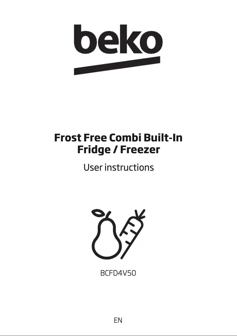 Page 1 de la notice Mode d'emploi Beko BCFD4V50