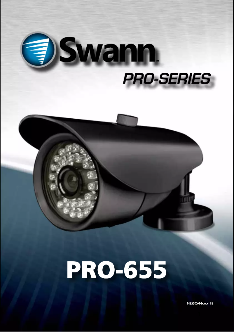 Page n°1 - Manuel utilisateur Swann PRO-655