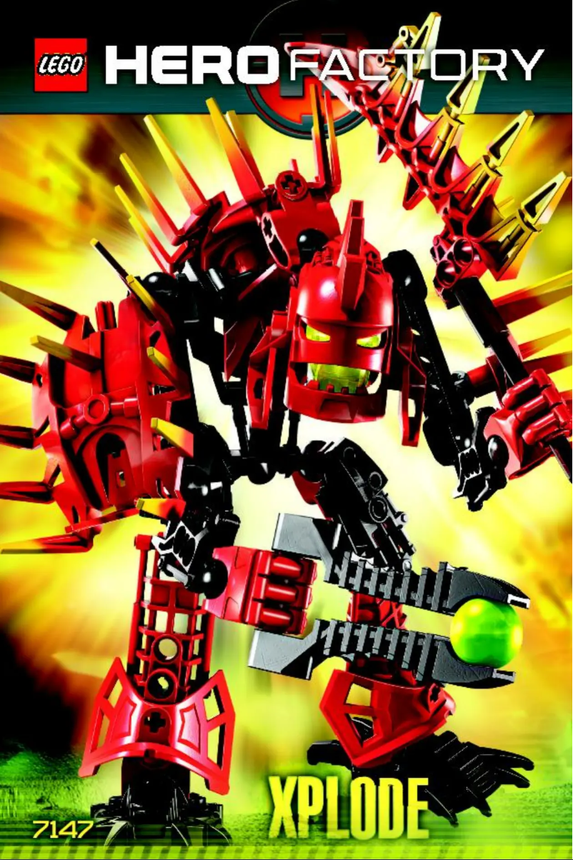 Page n°1 - Manuel utilisateur Lego XPlode