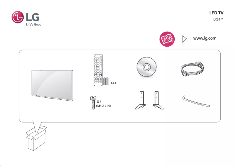 Image de la première page du manuel de l'appareil 42LX531H