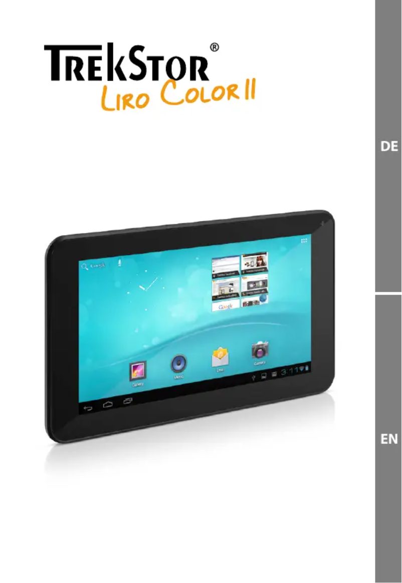 Page n°1 - Manuel utilisateur TrekStor Liro Color II