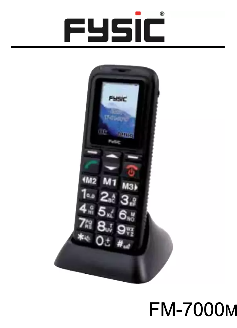 Image de la première page du manuel de l'appareil FM-7000