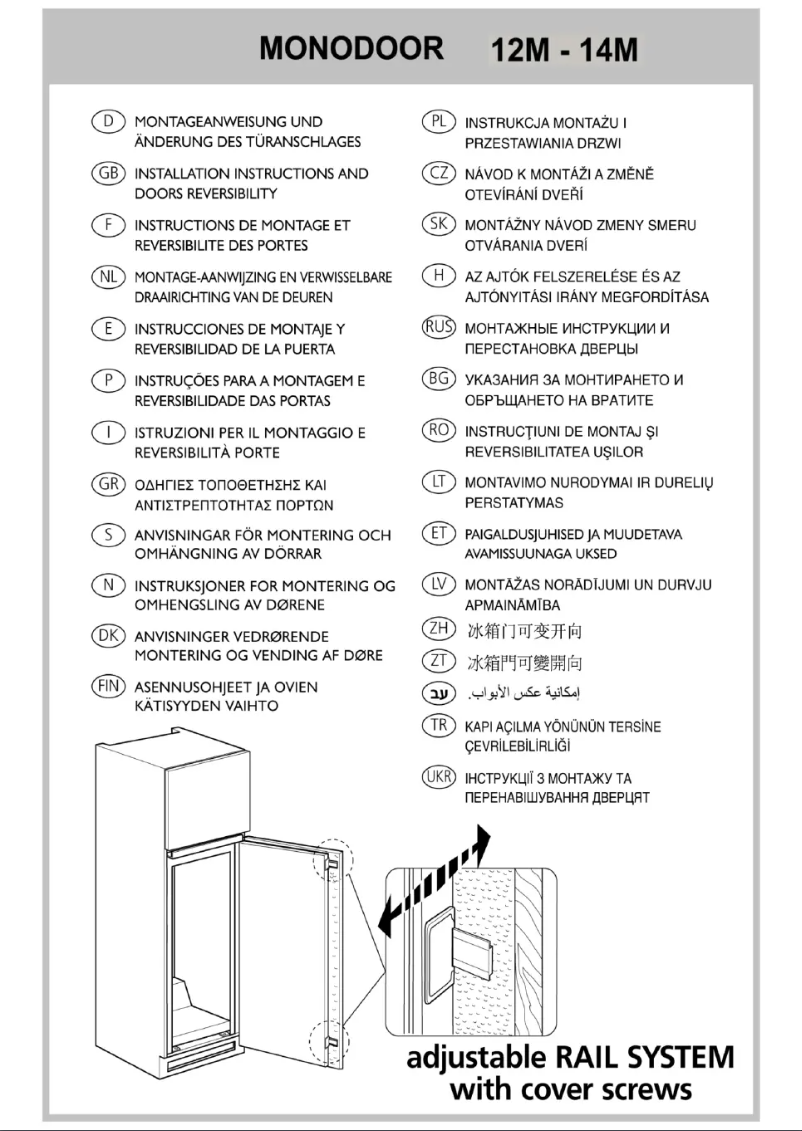 Page 1 de la notice Guide d'installation Whirlpool ARG 851/A+