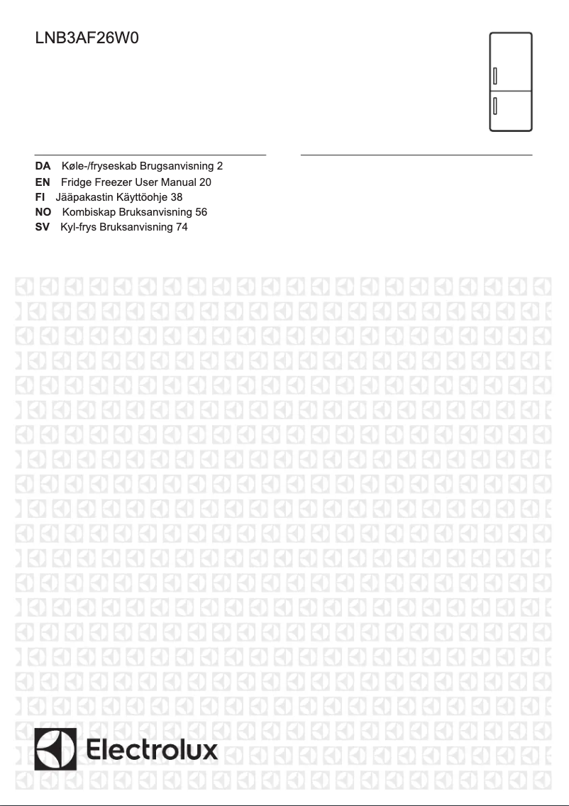 Page n°1 - Manuel utilisateur Electrolux LNB3AF26W0