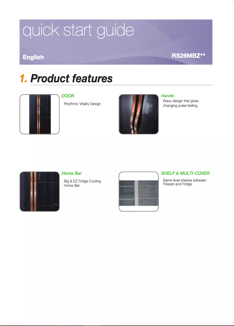 Page 1 de la notice Guide d'installation Samsung MASSIMO
