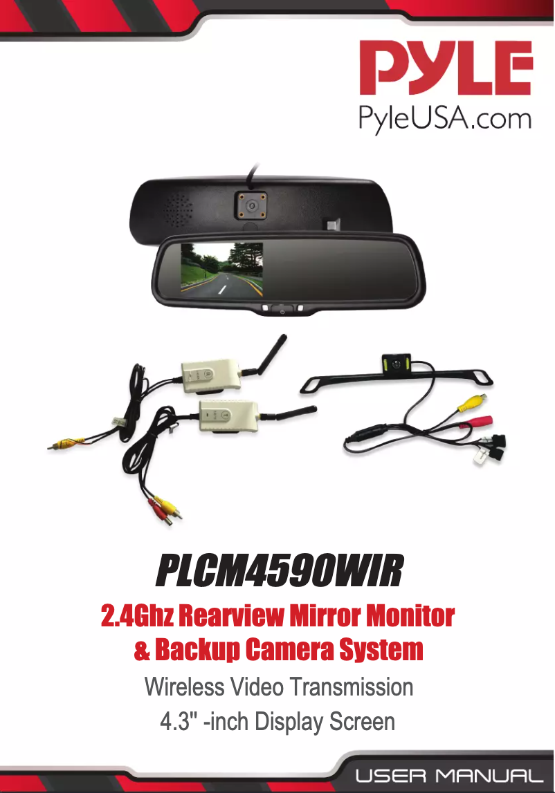 Page 1 de la notice Manuel utilisateur Pyle PLCM4590WIR