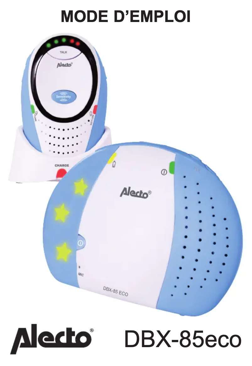 Page n°1 - Manuel utilisateur Alecto DBX-85