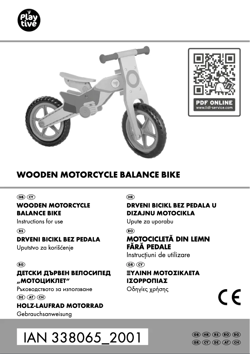 Page 1 de la notice Manuel utilisateur Playtive HG08068