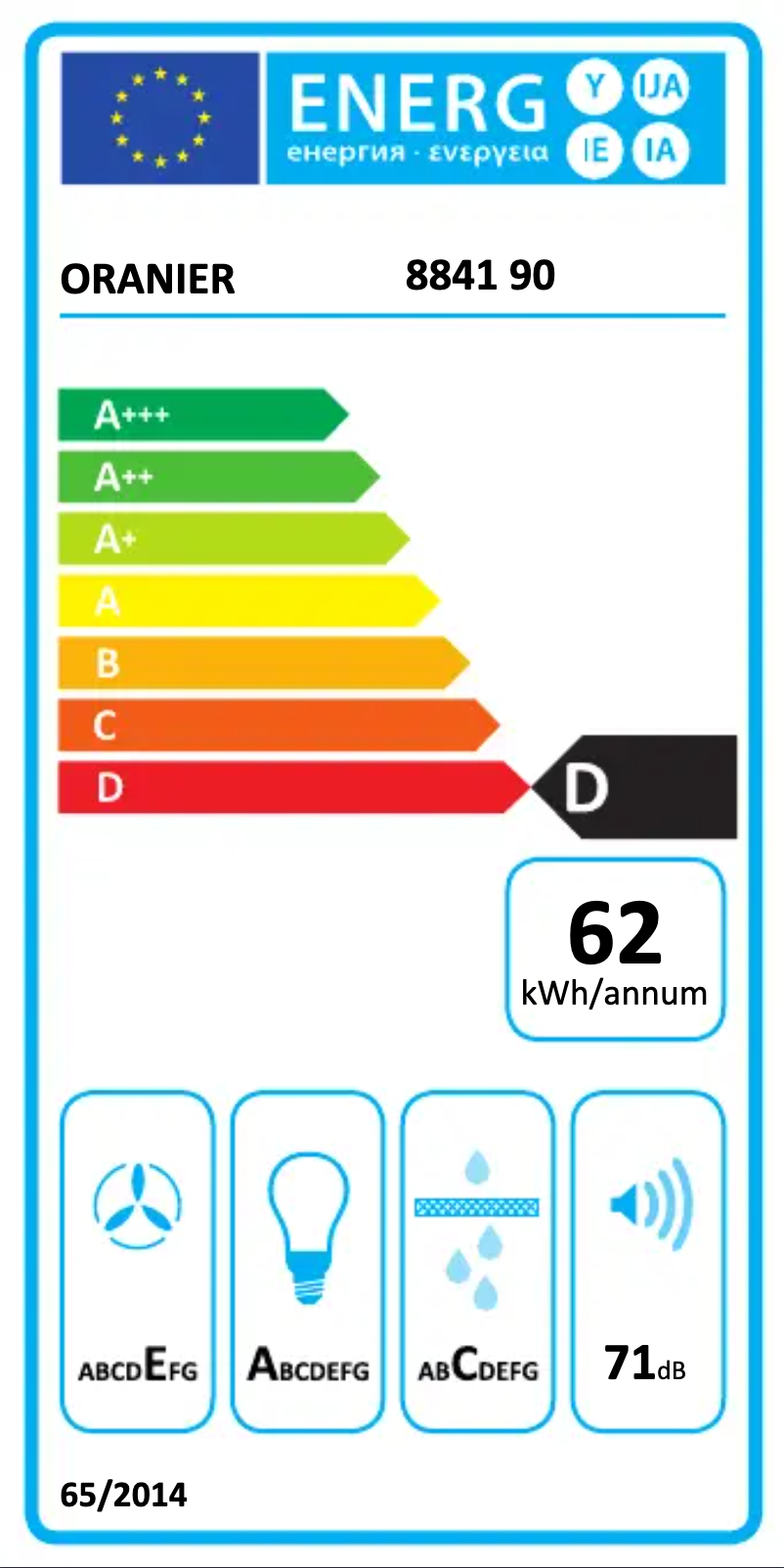 Page 1 de la notice Manuel utilisateur Oranier 6EL-60