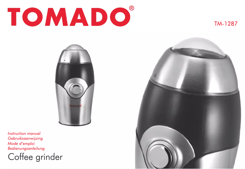Page 1 de la notice Manuel utilisateur Tomado TM-1287