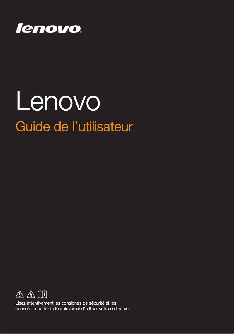 Page n°1 - Manuel utilisateur Lenovo M5400